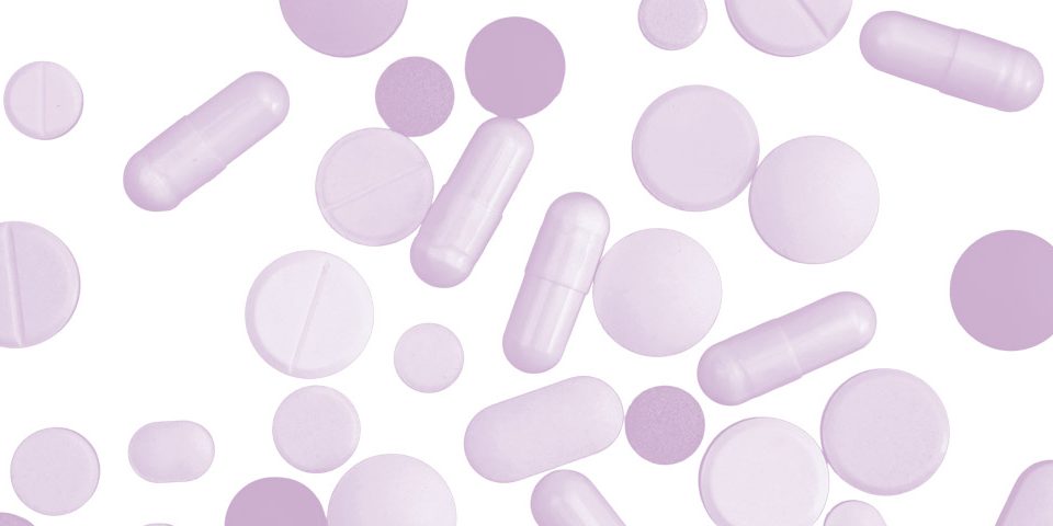 verschiedene Tabletten und Pillen